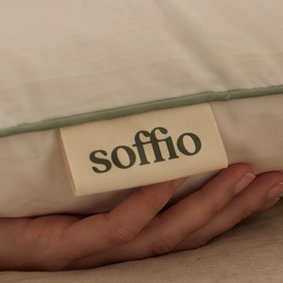 Rejected: in the sleeping shot the label became a flat patch with heavier lettering